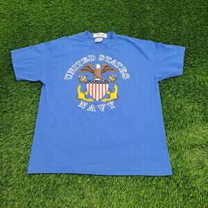 Vintage 90s United States Navy Shirt XL 23x27 USN USA